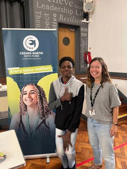 Tamiyo With Mrs Coates, Head Of PE